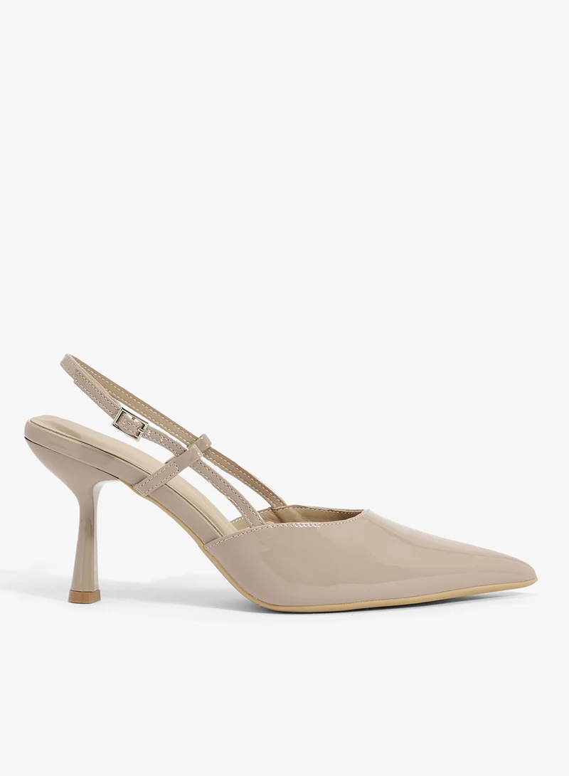 ايلا Sling Back Pumps With Mid Heel